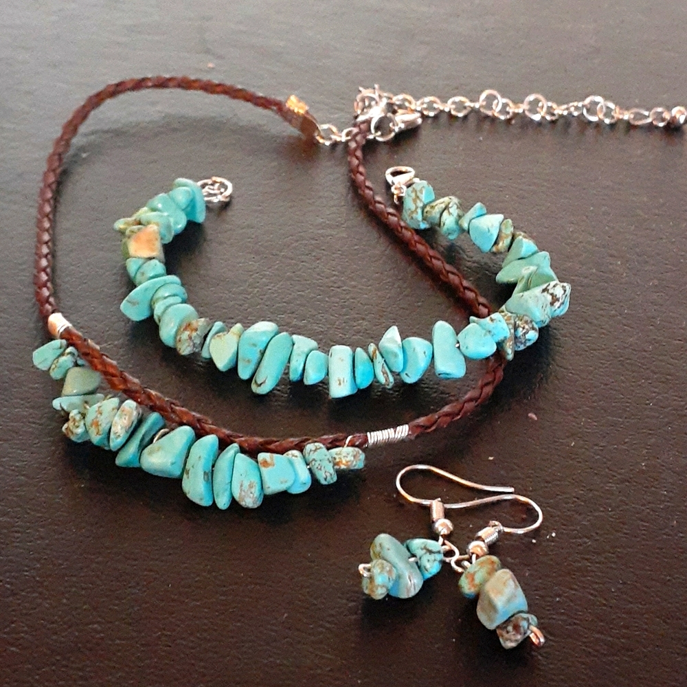 Turquoise jewelry set